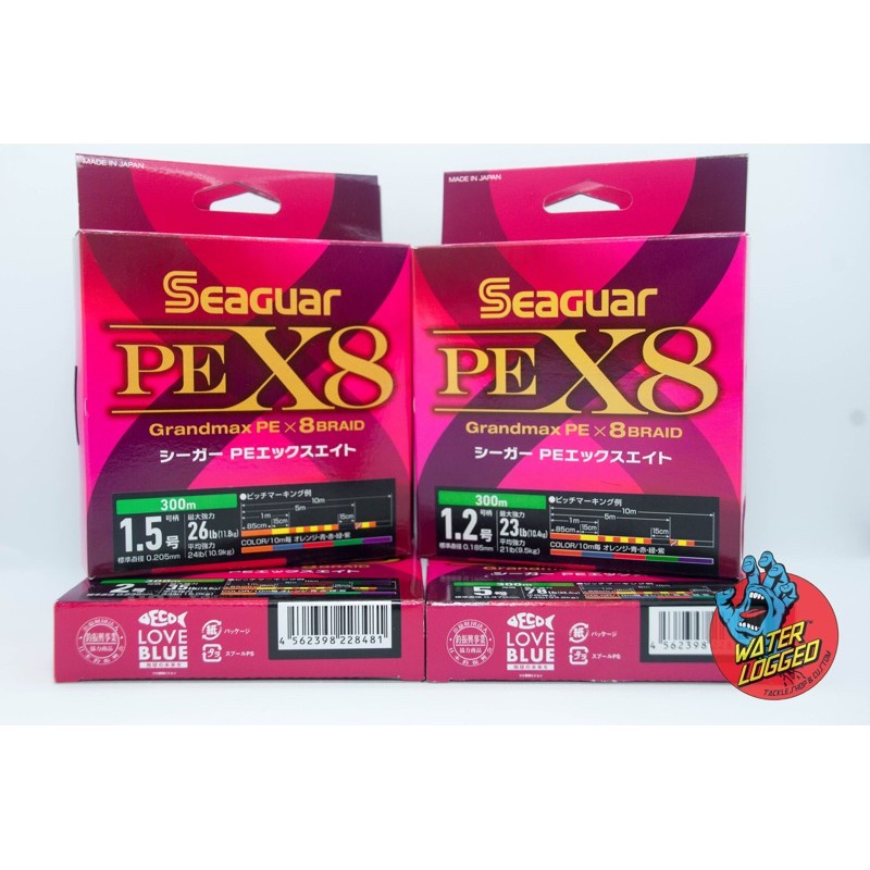 Seaguar Kureha Grandmax PE X8 300m 8 Braid PE Line Sports Sports & Outdoors