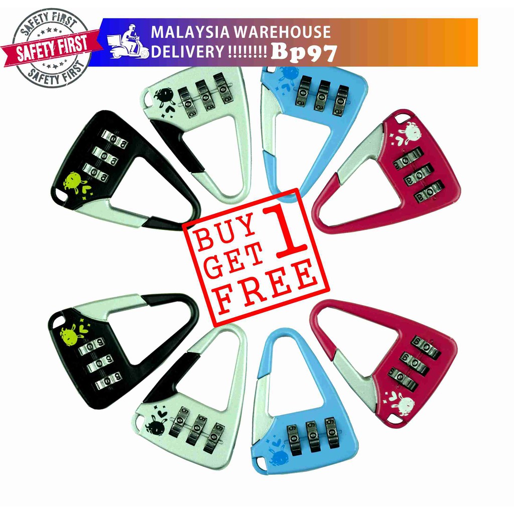 luggage lock key less bp103 Shopee Malaysia
