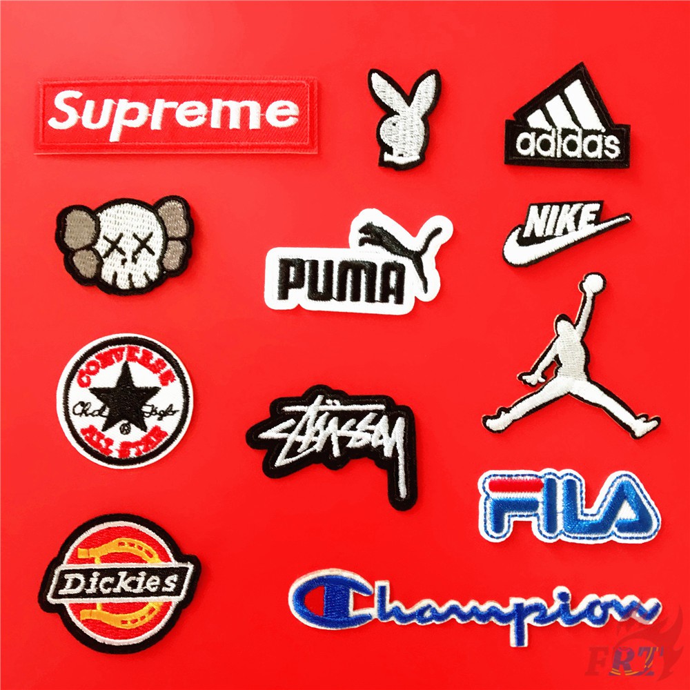 ☸ Fashion Brand Logo Patch ☸ 1Pc Diy Sew On Iron On Badges Patches