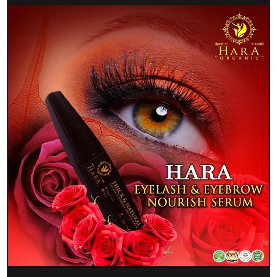 HARA ORGANIC EYELASH & EYEBROW NOURISH SERUM + FREE GIFT ( VOL 31
