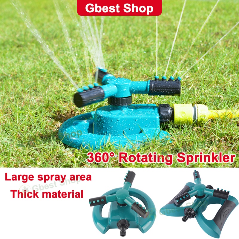 Chtgarden Sprinkler, Large Covering Area 360 Rotating Sprinkler For