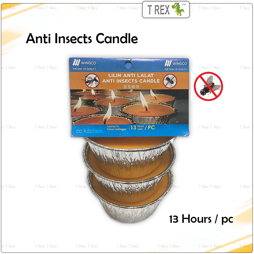 3pcs Naturals Mosquito Repellent Candle / Anti Insects Candle Outdoor