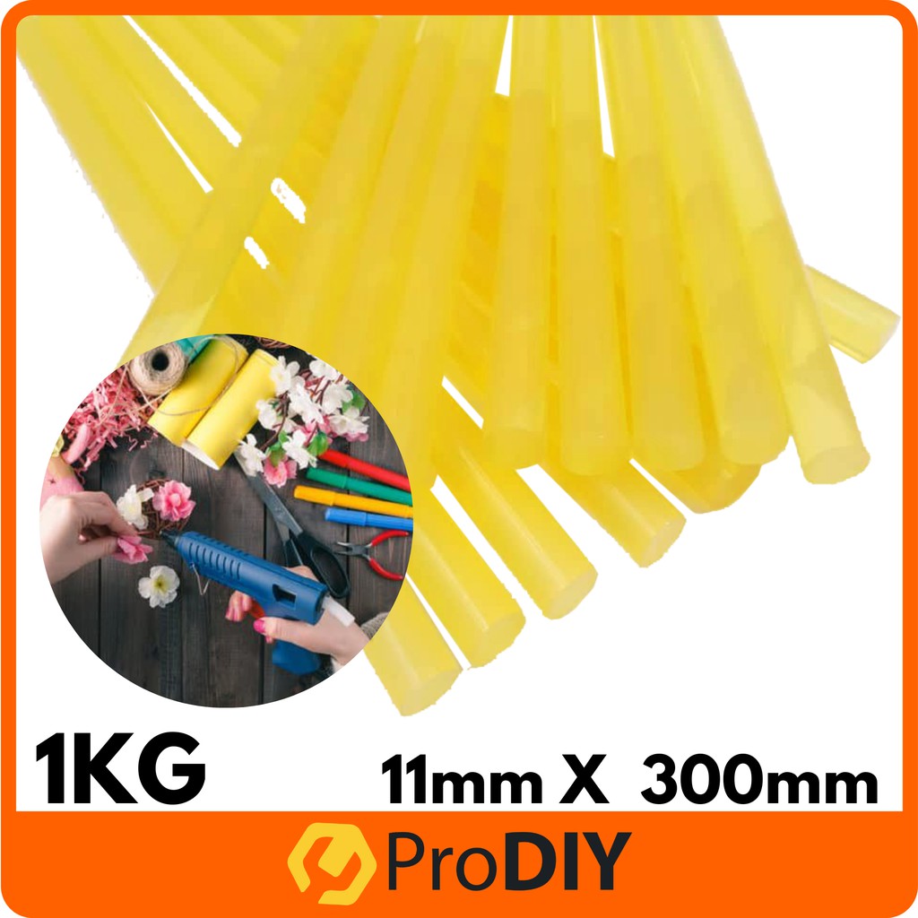 Hot Melt Adhesive Hot Glue Stick 11mm X 300mm (1Kg) For General Purpose DIY Craft Shopee Malaysia