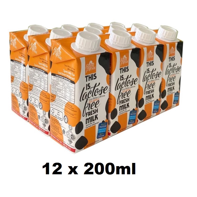 Farm Fresh Lactose Free UHT Milk 12 x 200ml Shopee Malaysia