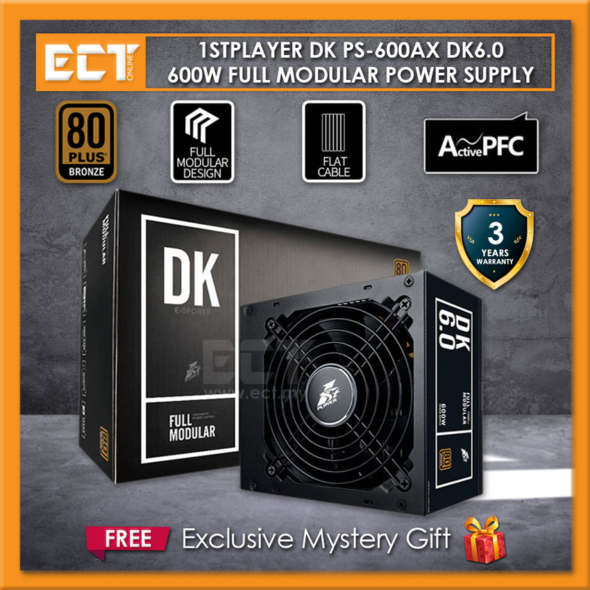 1STPLAYER DK PS600AX DK6.0 DK 6.0 600W 80 Plus Bronze E
