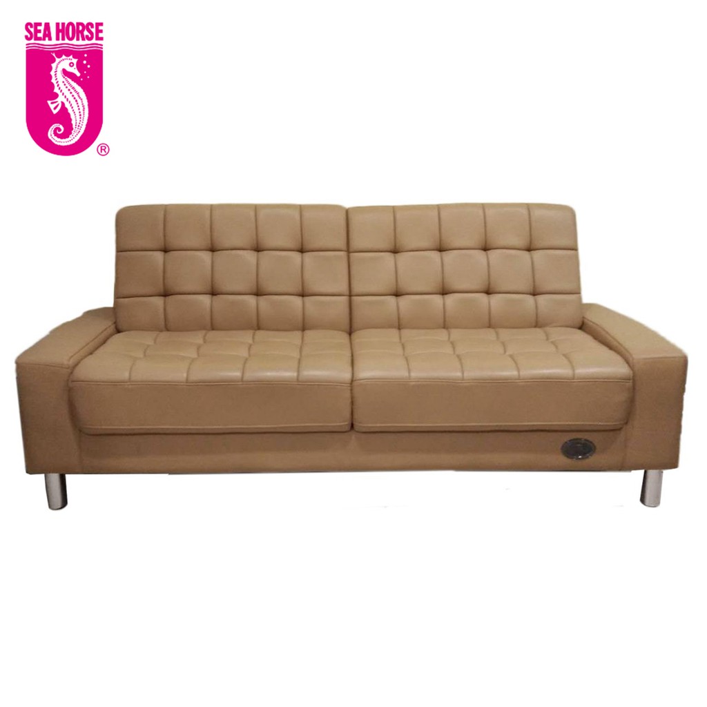 ORIGINAL SEAHORSE Leather Sofa Bed (SOB75SB) Italian Mastrottro
