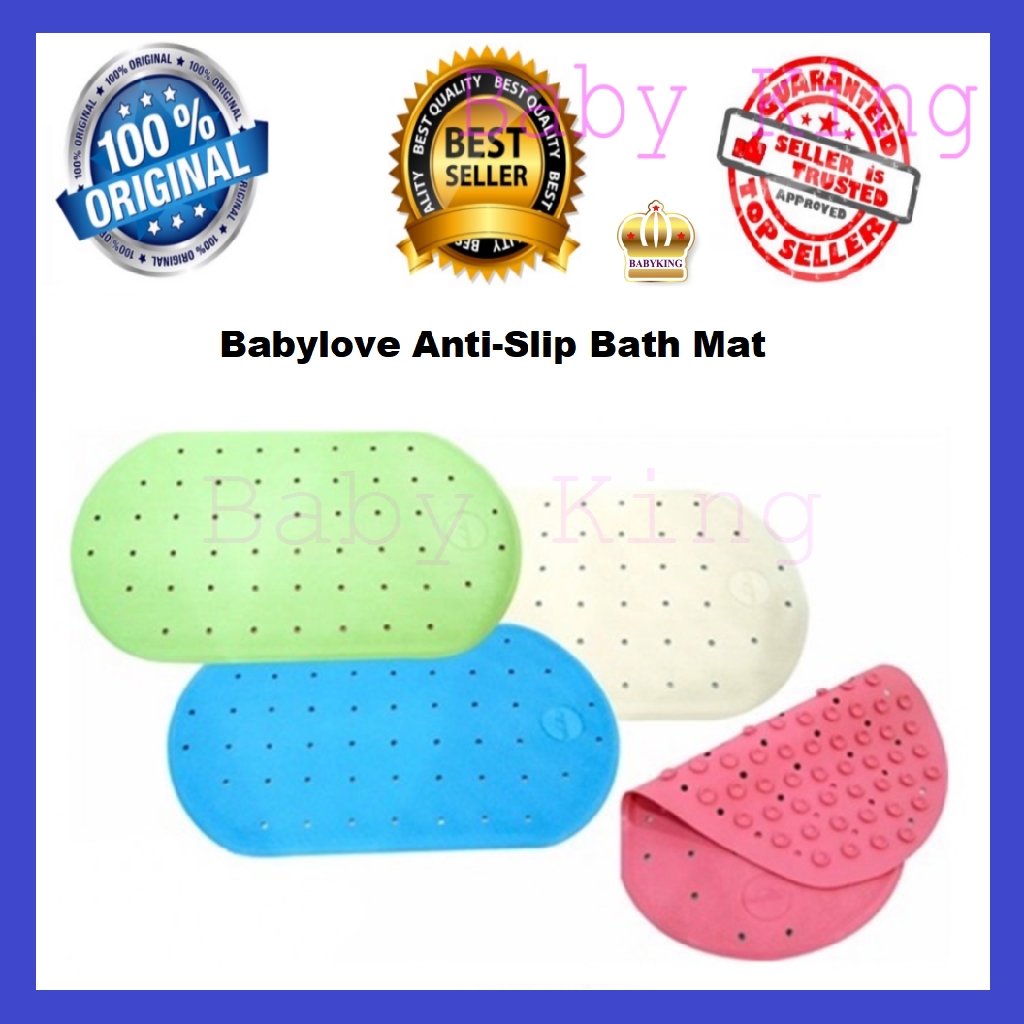 Original Babylove AntiSlip Anti Slip Bath Mat + 4 Colors Choice
