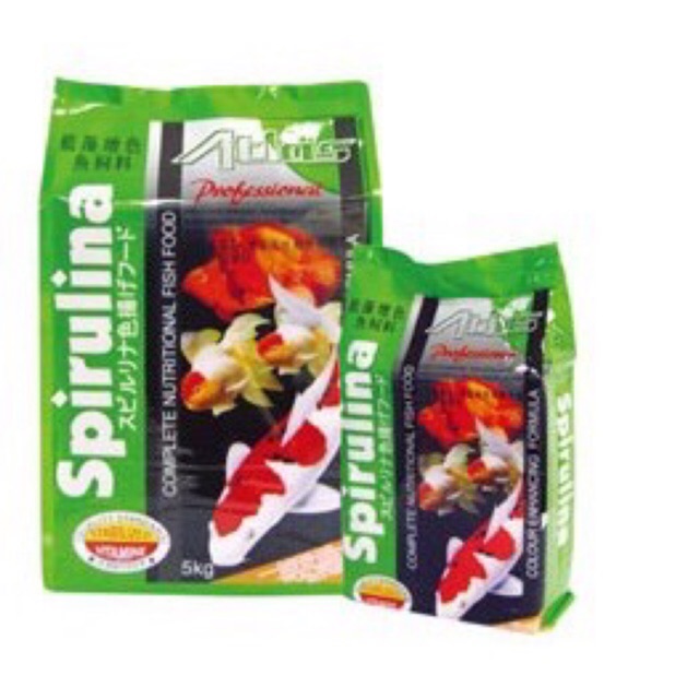 ATLAS SPIRULINA fish food 5kg XL SIZE Shopee Malaysia