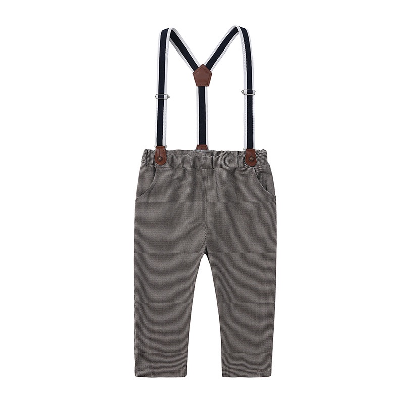 Baby Clothes for Boys 1 Year Old Cotton Long Sleeve Shirt Bowtie