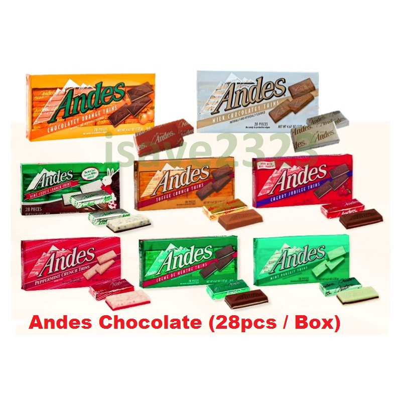 Andes Mint Chocolate (132g) 8 Flavours Shopee Malaysia