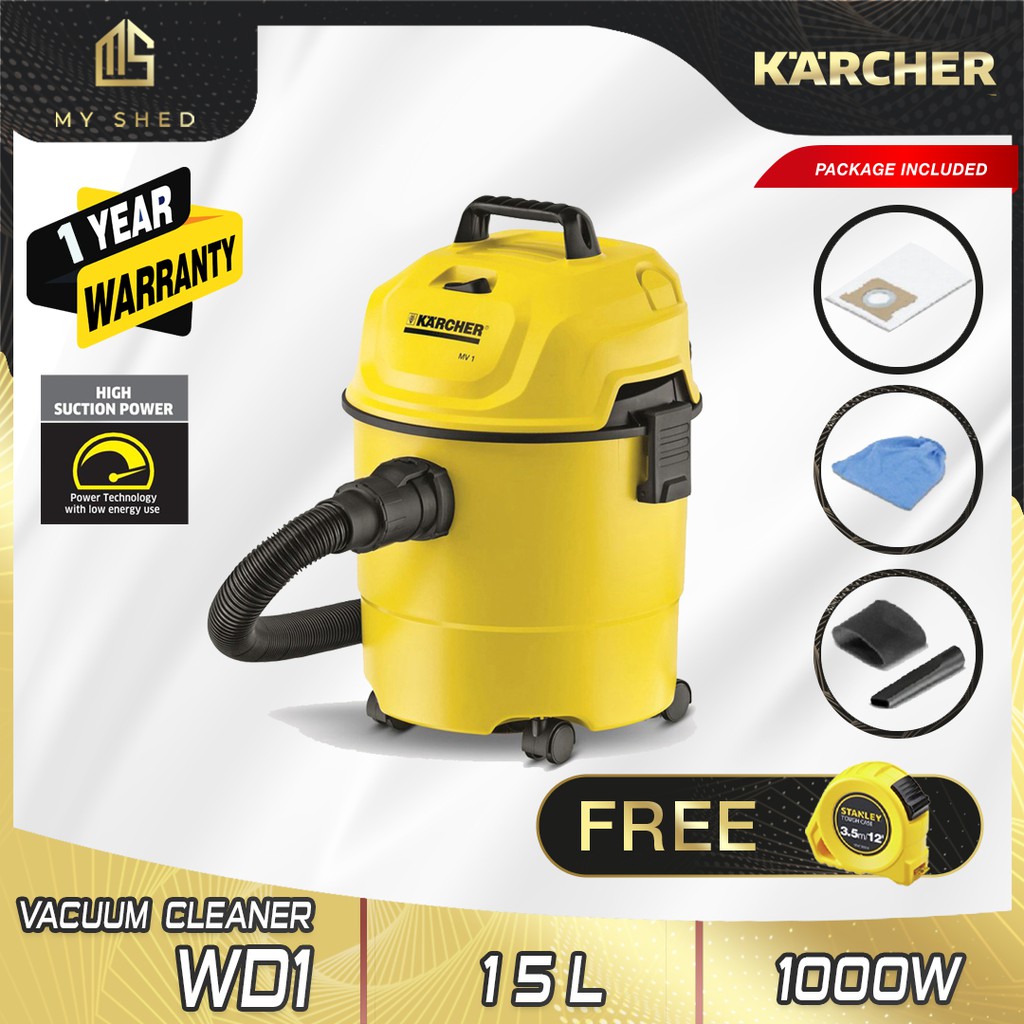 KARCHER 1000W Wet & Dry Vacuum Cleaner WD1 Shopee Malaysia