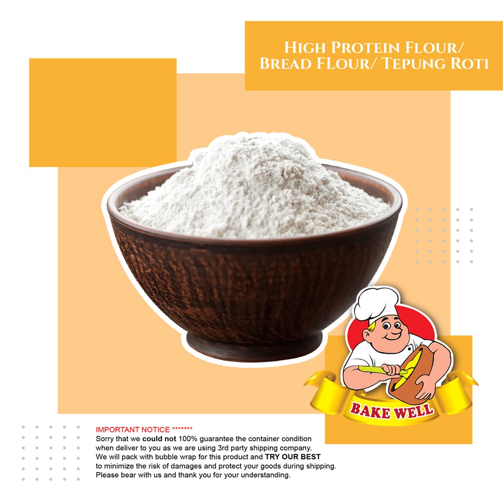 High Protein Flour /Bread Flour 1kg Shopee Malaysia