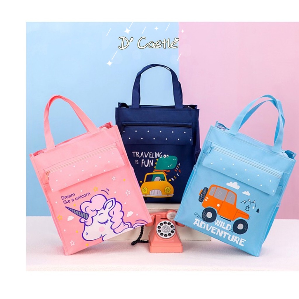 [NEW] Student Tote Bag / Canvas Bag / Tuition Bag / Shoulder Bag / Beg