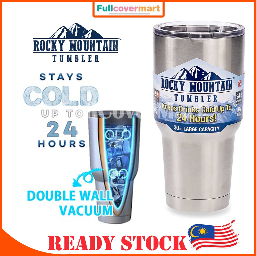 Rocky Mountain Tumbler 30oz (900ml) Doublewall Vacuum Cup Hot and Cold