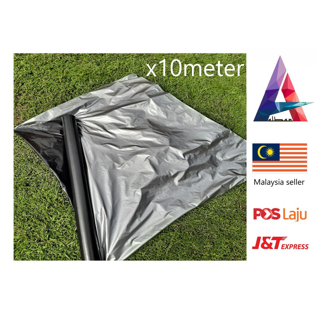 10meter plastik silvershine plastic tutup tanah / bumi