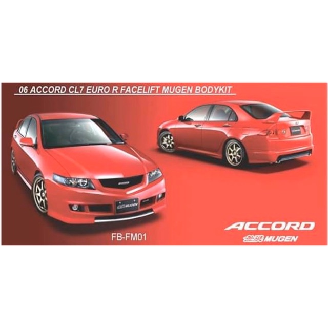 Honda Accord euro CL7 Facelift 2006 2007 2008 mugen style bodykit body