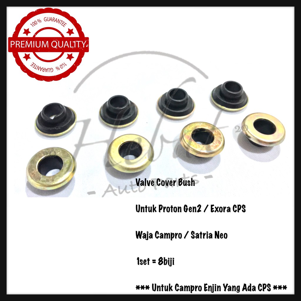 Proton Gen2 Exora Satria Neo Waja Campro CPS Valve Cover Bush Set