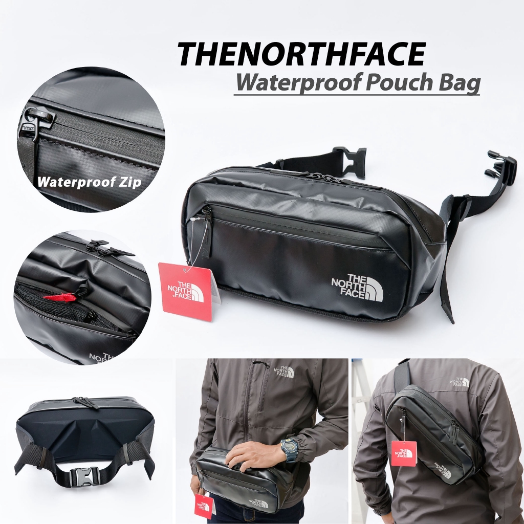 The North Face Waterproof Waist Bag Shopee Malaysia