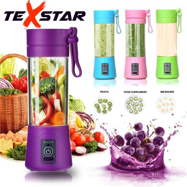 Portable USB Rechargeable Juice Blender Juice Maker 380ML Shopee Malaysia