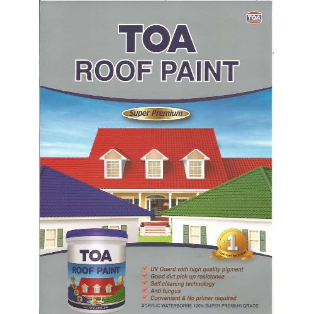TOA roof paint(multi colour) Shopee Malaysia