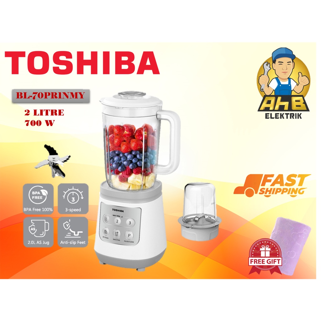 TOSHIBA BL70PR1NMY MULTI FUNCTION BLENDER ICE BLENDER Shopee Malaysia