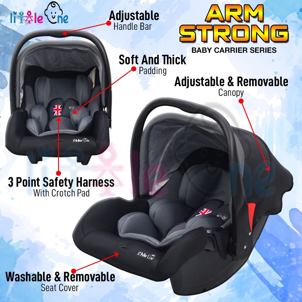 Baby Car Seat NEWBORN TO 13KG ECE CERTIFIED Little One ARMSTRONG 4 in1