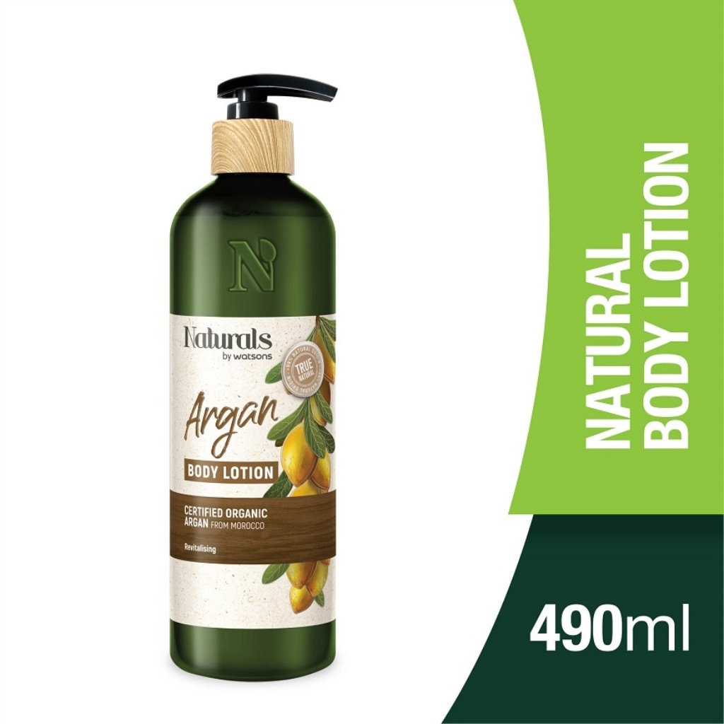 NATURALS BY WATSONS Argan Body Lotion 490ml Shopee Malaysia