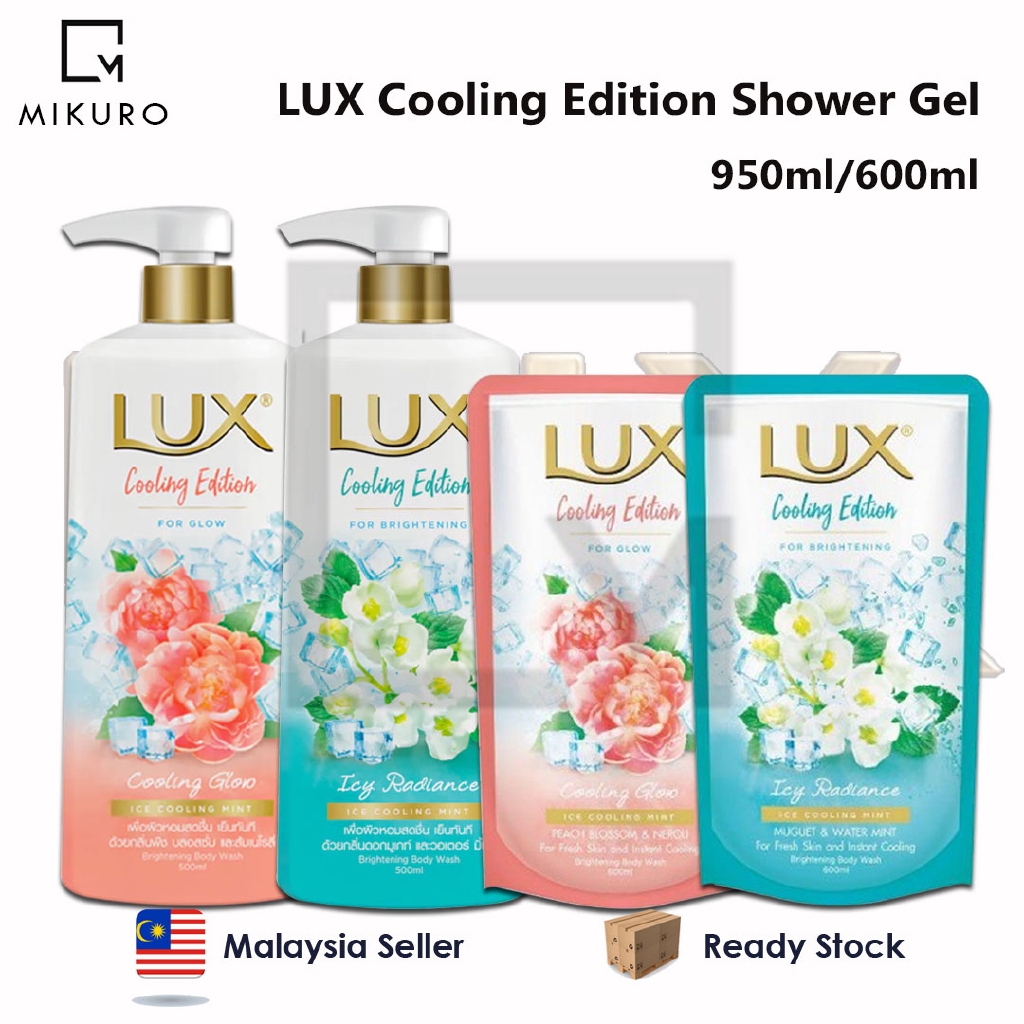 LUX Cooling Edition Shower Gel Bottle&Refill 950ml/600ml Shopee Malaysia