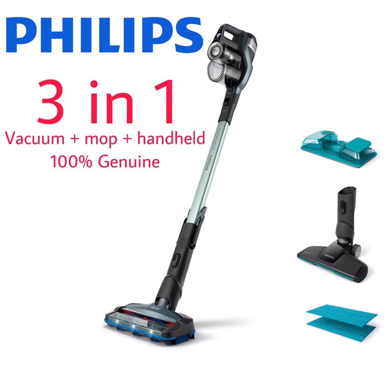 Philips SpeedPro Max Aqua Cordless Stick Vacuum Cleaner FC6901 Shopee