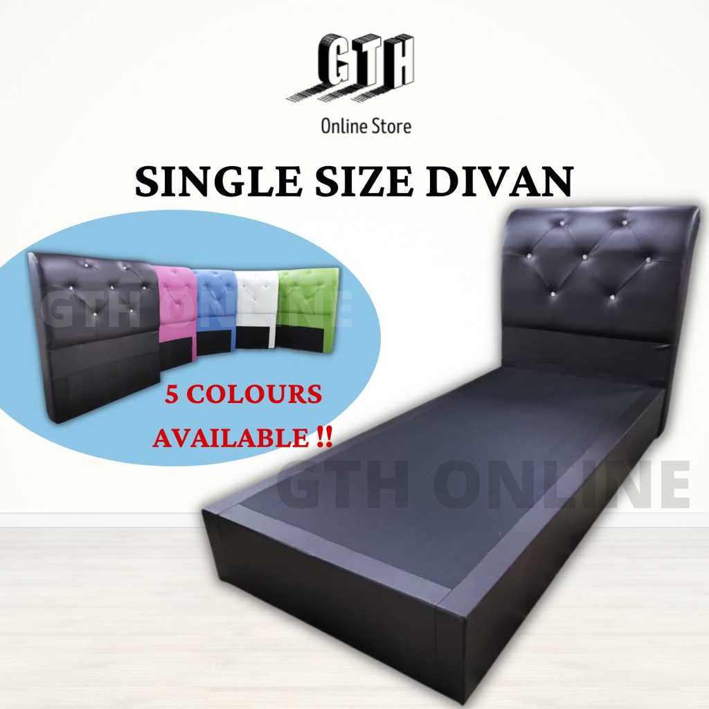 Katil Divan Single Tilam Bed Frame Bed Base Katil Single Bed Murah