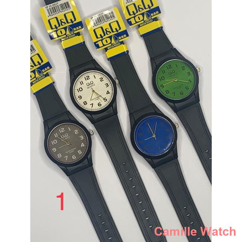 qiblat watch QQ RUBBER STRAP SPORT ANALOG WATCH READY STOCK Shopee