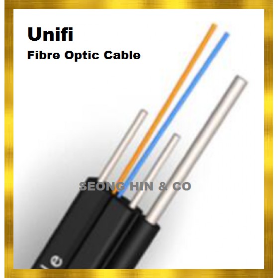 1 Meter 2 Core Fiber / Fibre Optic Cable / Selfsupport Unifi / Fiber
