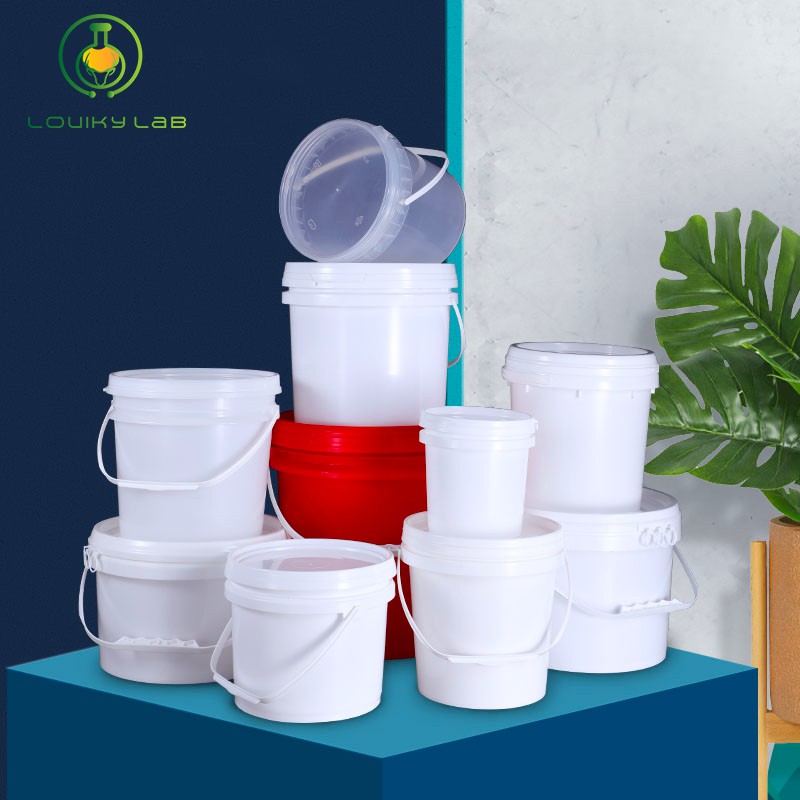 1L 2L 3L 5L Plastic Bucket with lid Food Grade PP Round Bucket with