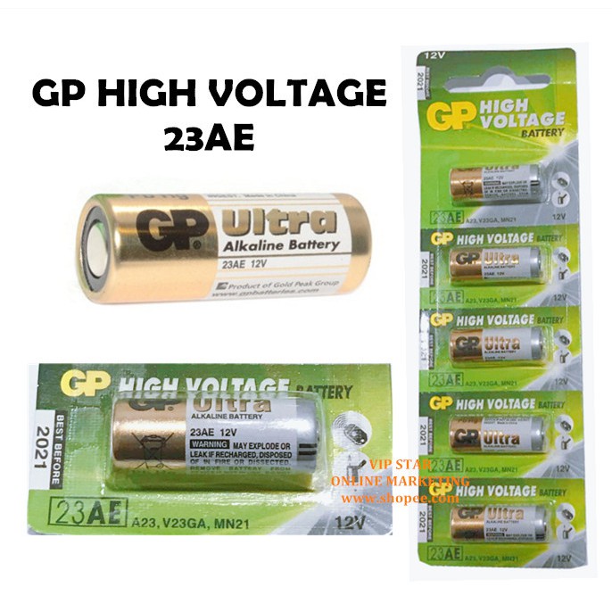 GP SUPER 23AE/12V HIGH VOLTAGE ALKALINE BATTERY Shopee Malaysia