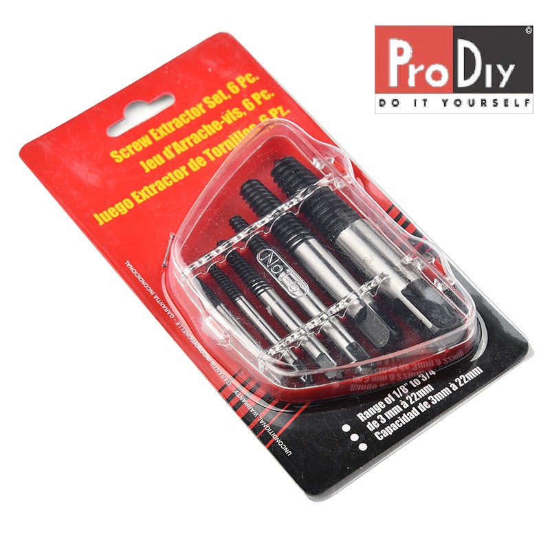 6pcs SCREW REMOVER Broken Damaged Screw Remover Screw Set Shopee Malaysia