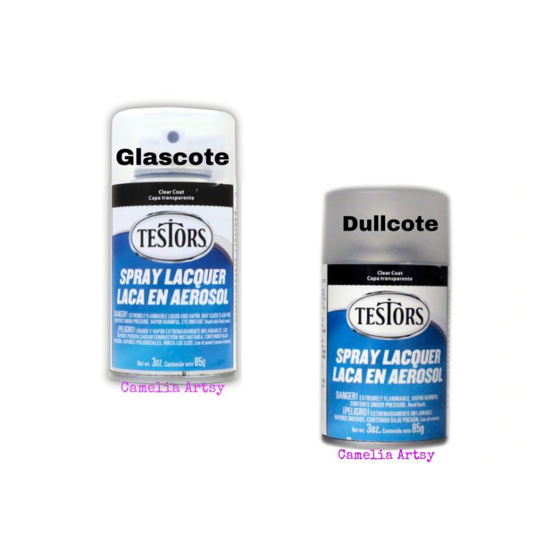 Testors Lacquer Top Coat & Thinner Spray Dullcote/Gloscote 85g Shopee Malaysia