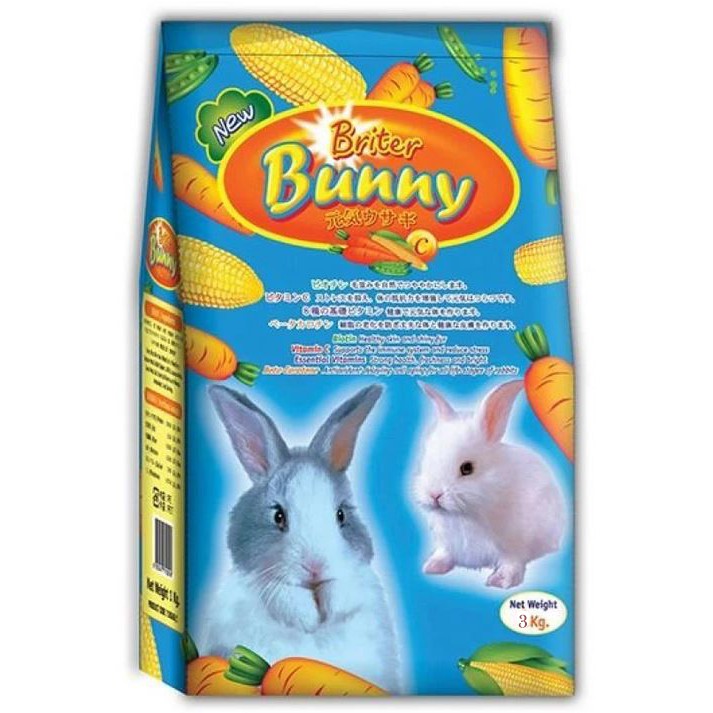 Briter Bunny Rabbit Food 3KG 100 Original Packaging Shopee Malaysia