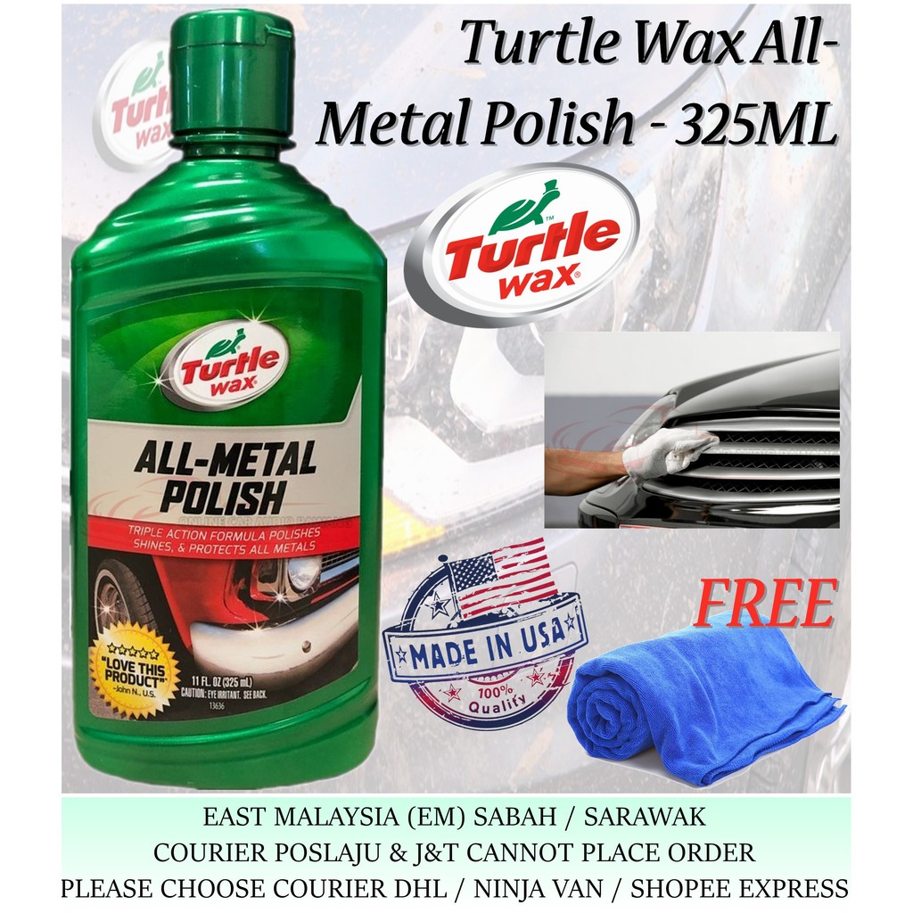 (100 Turtle Wax) Turtle Wax Premium All Metal Polish Shopee Malaysia