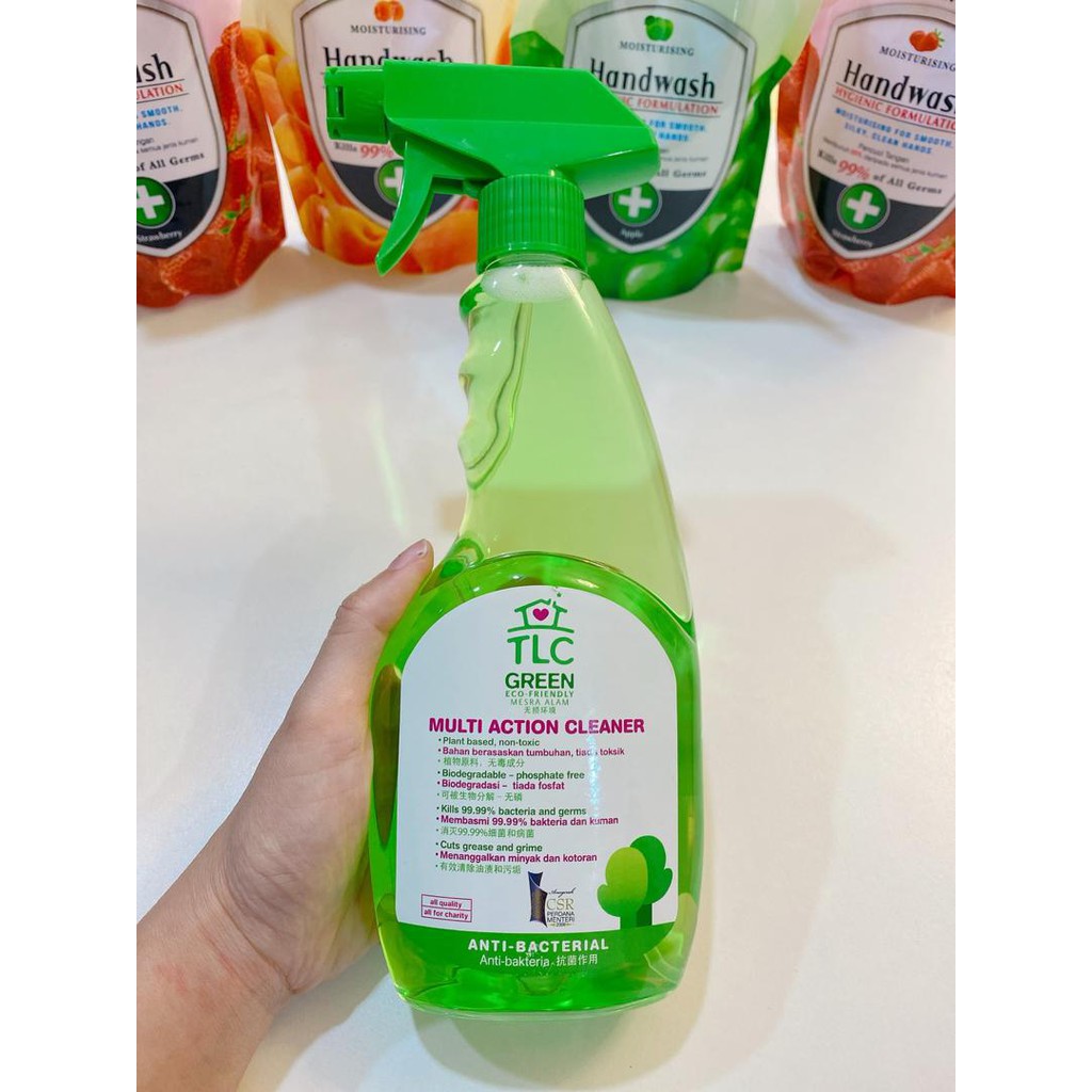 TLC Green EcoFriendly Multi Action Cleaner Spray (500ml) Shopee Malaysia