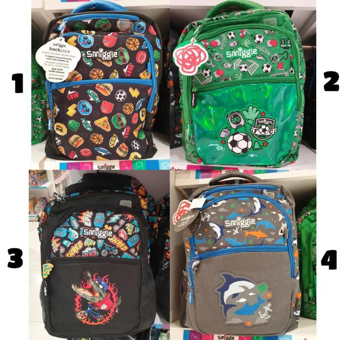 Smiggle Backpack School Kids Boy Shopee Malaysia