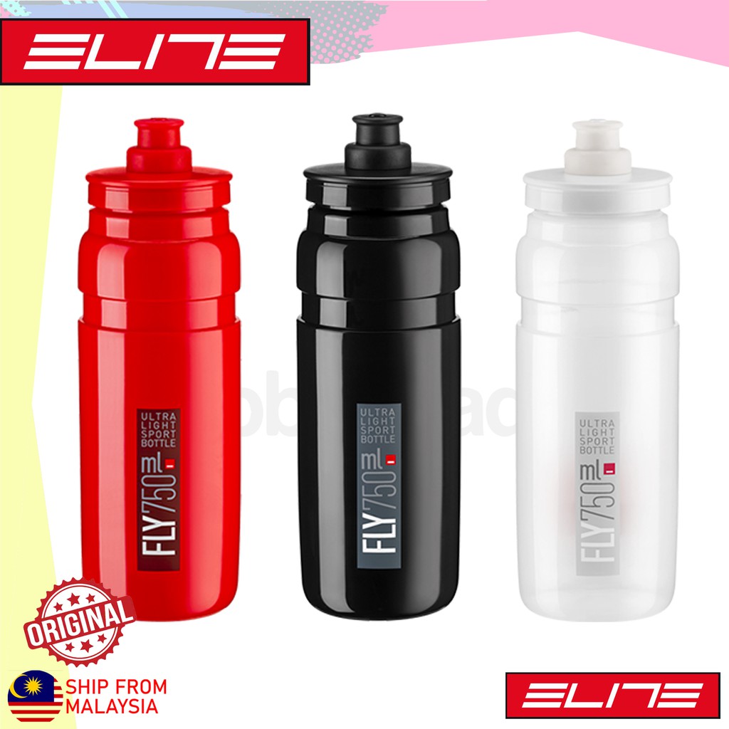 Original ELITE Fly Water Bottle 750 ml Cycling the lightest water