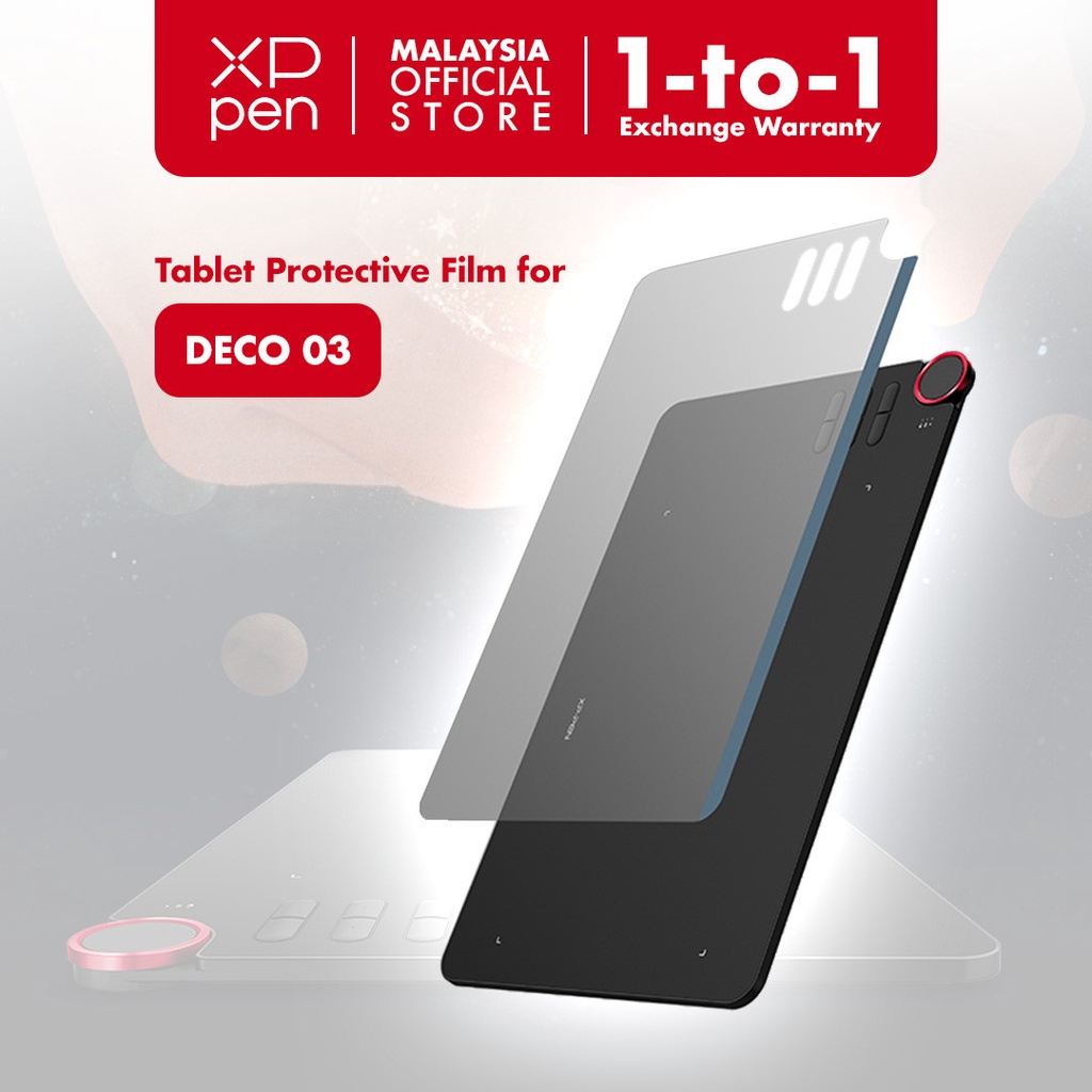 XPPen Tablet Protective Film for Deco 03 (1PCS/pack) Shopee Malaysia