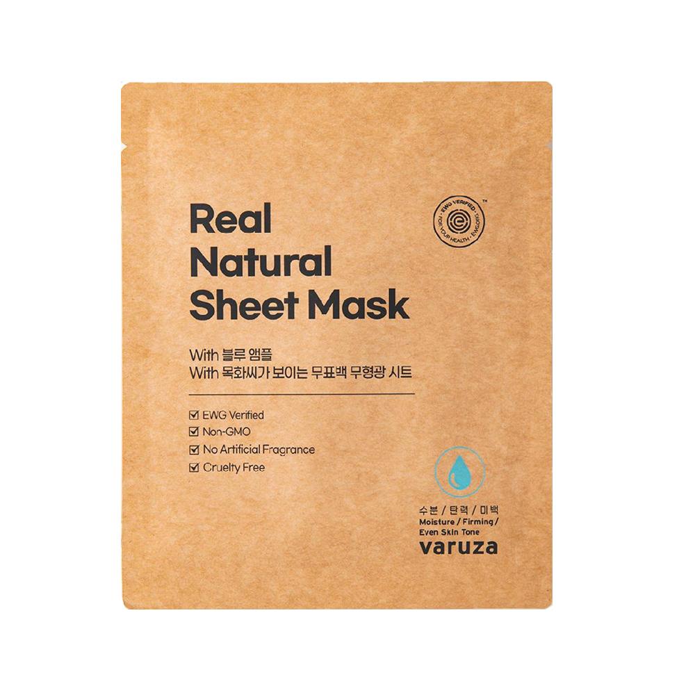 [CLEARANCE EXPIRED STOCK!!!] KOREA REAL NATURAL SHEET MASK VARUZA