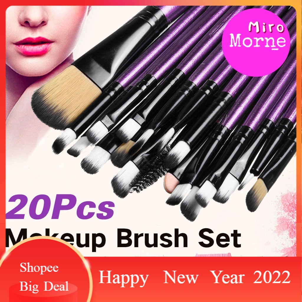 20pcs HALAL Soft Set Face Brushes Brush Maange Makeup Kabuki Set Berus