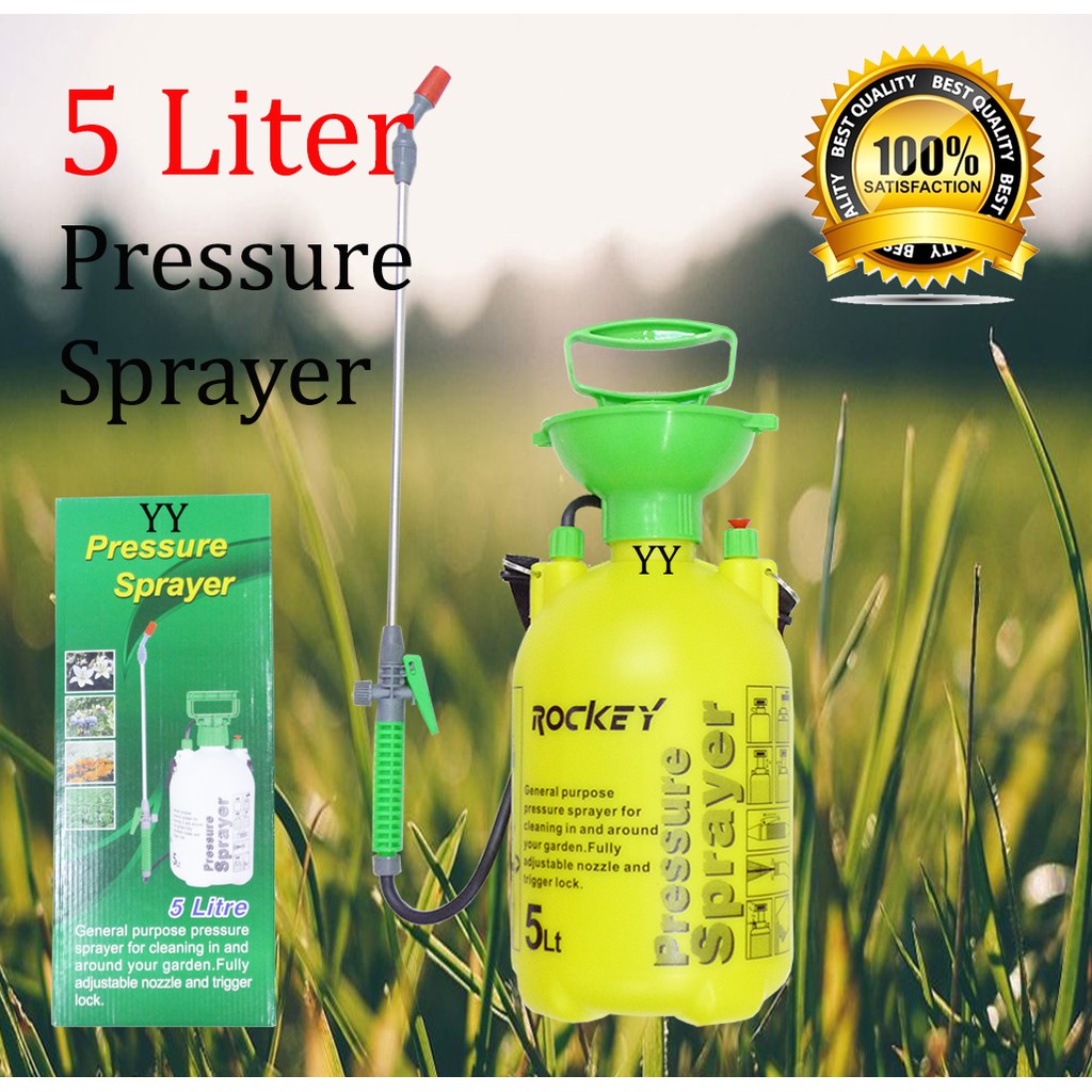 YY DiY 5 Liter Garden Pressure Sprayer Pump Sprayer and Plastic