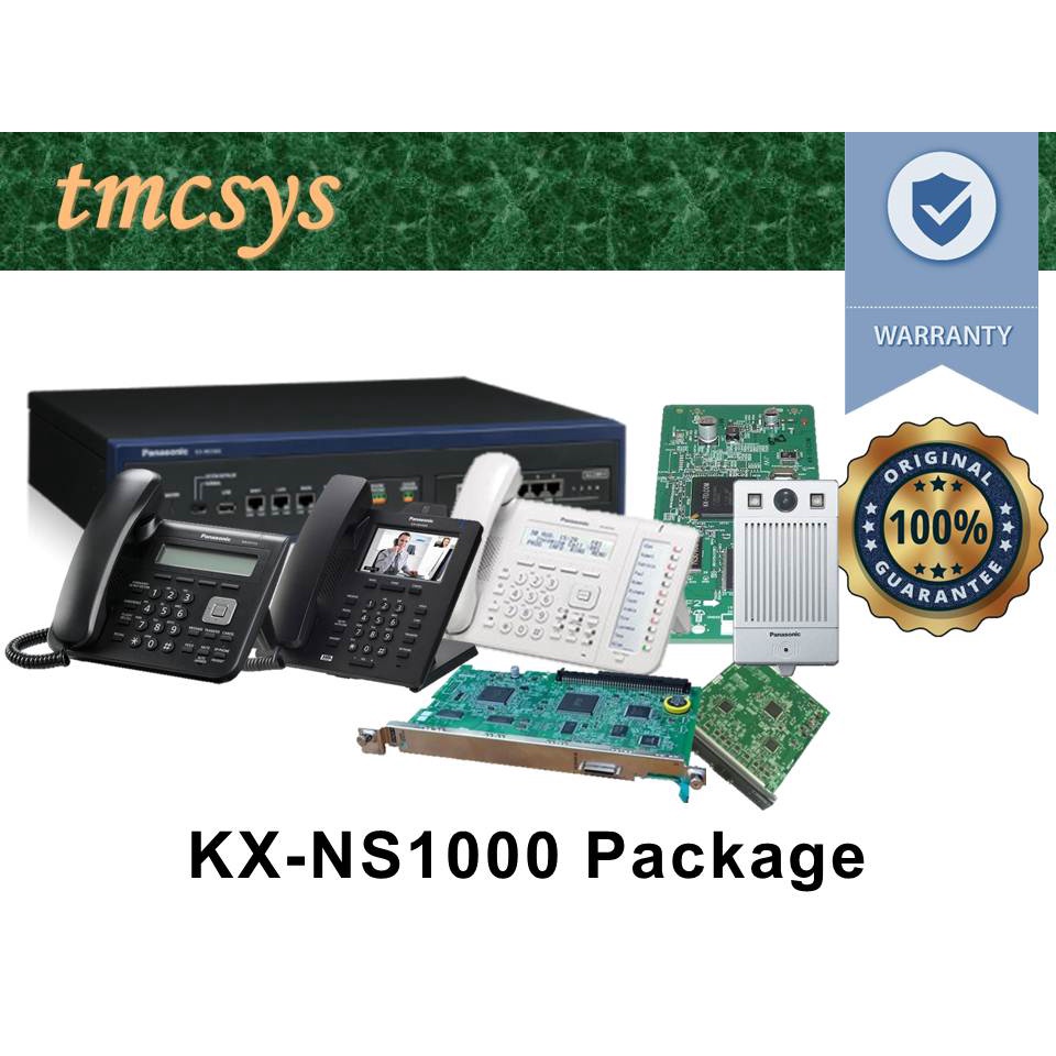 Panasonic KXNS1000ML KXNS1000 IP PBX System Main Package IP Phones