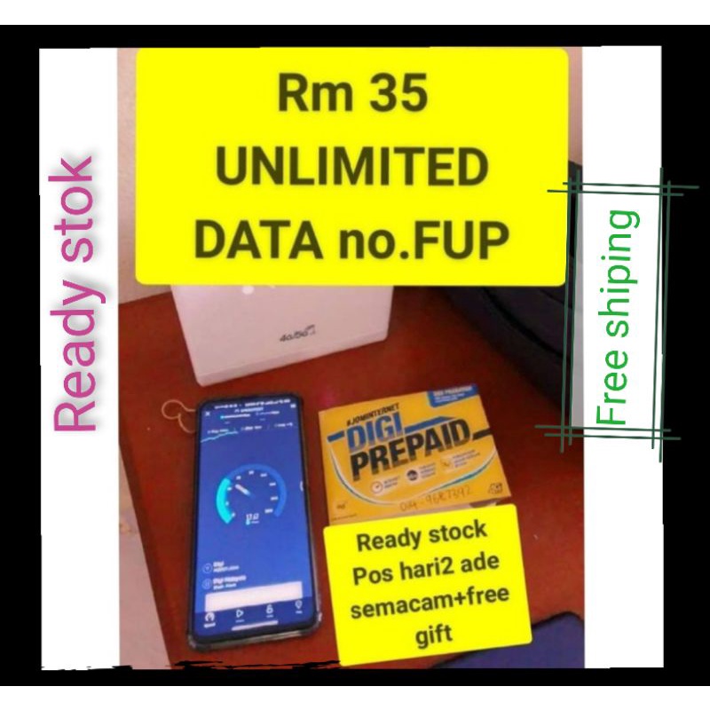DiGi Sim Card Next 35 55 Unlimited Data Call Prepaid NEXT LIVE iPhone