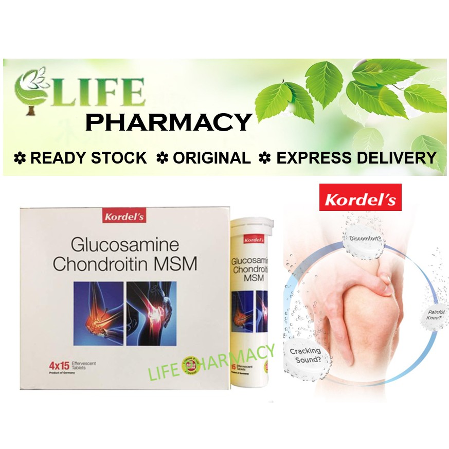 Kordel's Glucosamine Chondroitin MSM (4x15'S) Shopee Malaysia