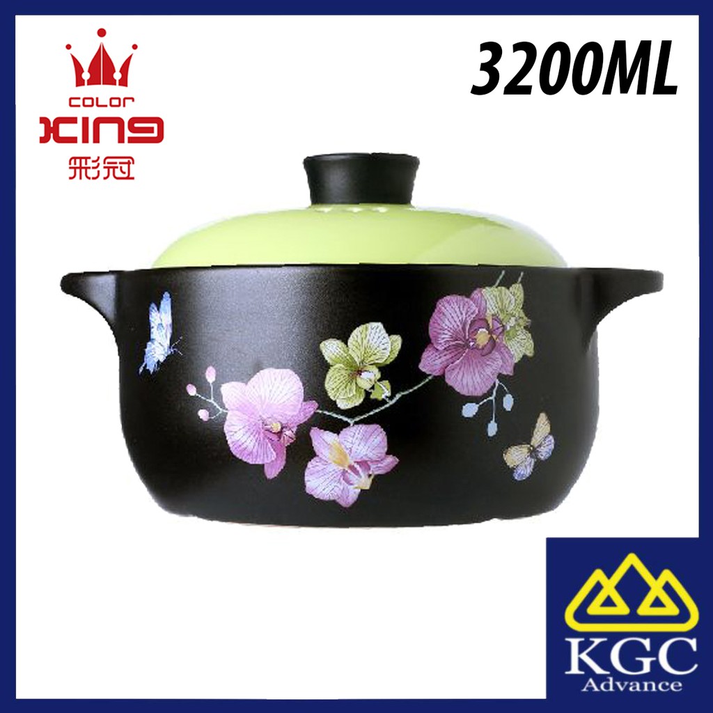 Color King Stock Pot Ceramic Healthiest Cookware Green (3200ml