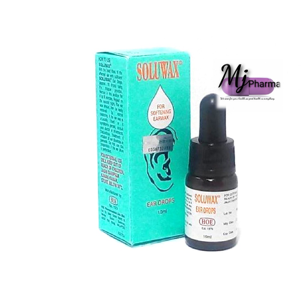 Soluwax Ear Drops 10ml for Softening Earwax Shopee Malaysia